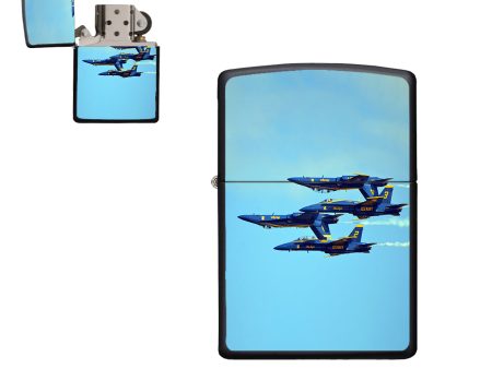 US Navy Blue Angels Designed Metal Lighters Cheap