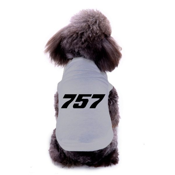 757 Flat Text Designed Dog Pet Vests Supply