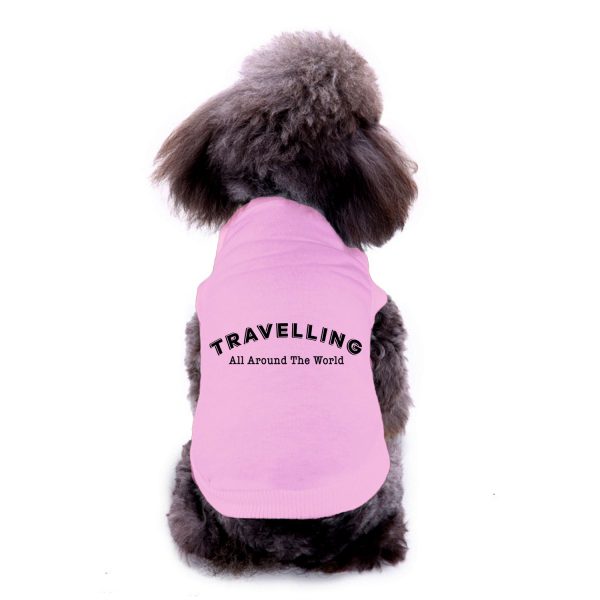 Travelling All Around The World Designed Dog Pet Vests Sale