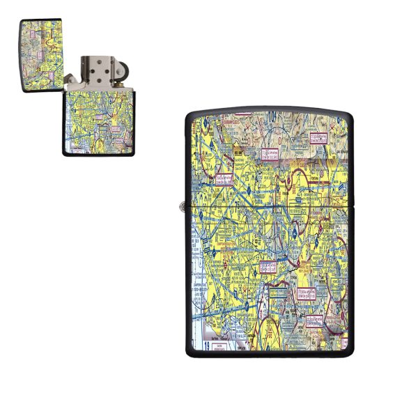 VFR Chart Designed Metal Lighters Online now