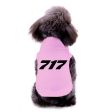 717 Flat Text Designed Dog Pet Vests Online Hot Sale