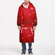 Travelling with Aircraft (Red) Designed Blanket Hoodies Discount