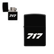 717 Flat Text Designed Metal Lighters For Discount