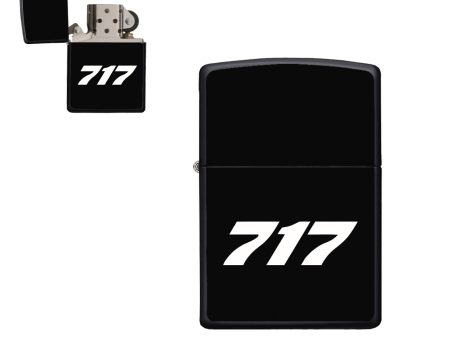 717 Flat Text Designed Metal Lighters For Discount