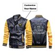 Trust Me I m a Flight Attendant Designed Stylish Leather Bomber Jackets Discount