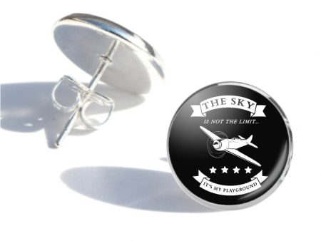 The Sky is not the limit, It s my playground Designed Stud Earrings Online