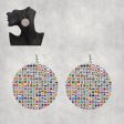 220 World s Flags Designed Wooden Drop Earrings Fashion