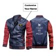 Trust Me I m a Pilot 2 Designed Stylish Leather Bomber Jackets Online Sale