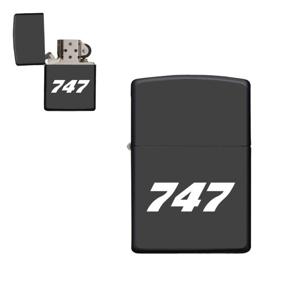 747 Flat Text Designed Metal Lighters Cheap