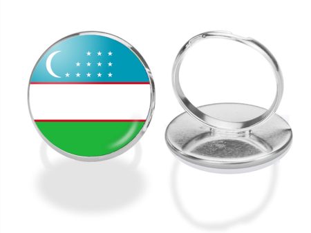 Uzbekistan Flag Designed Rings For Cheap