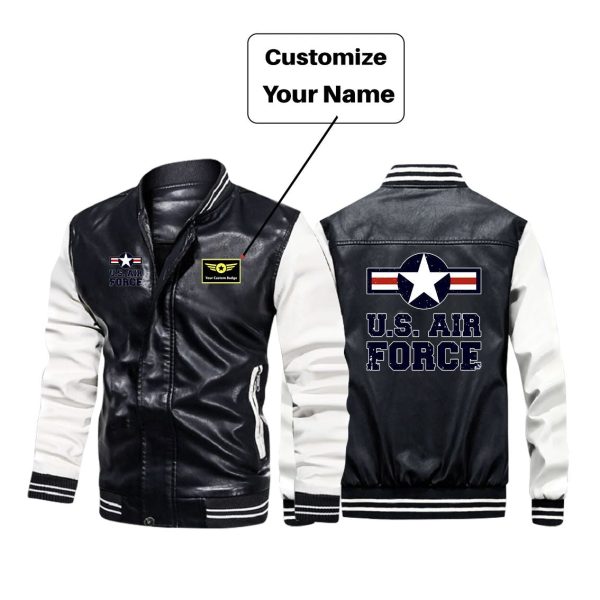 US Air Force Designed Stylish Leather Bomber Jackets on Sale