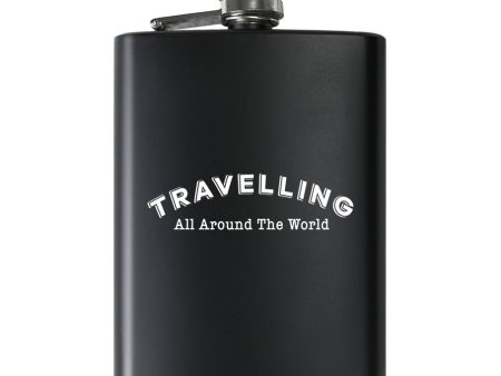 Travelling All Around The World Designed Stainless Steel Hip Flasks Discount