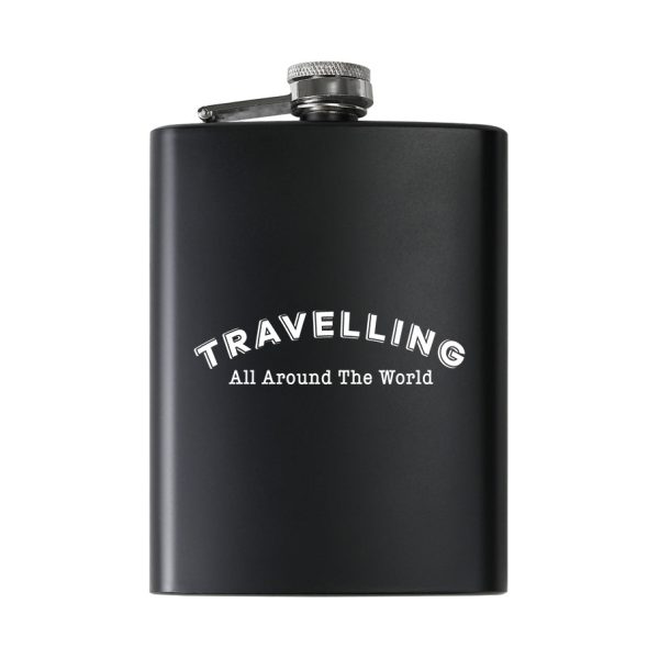 Travelling All Around The World Designed Stainless Steel Hip Flasks Discount