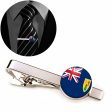 Turks and caicos Islands Flag Designed Tie Clips Online Sale