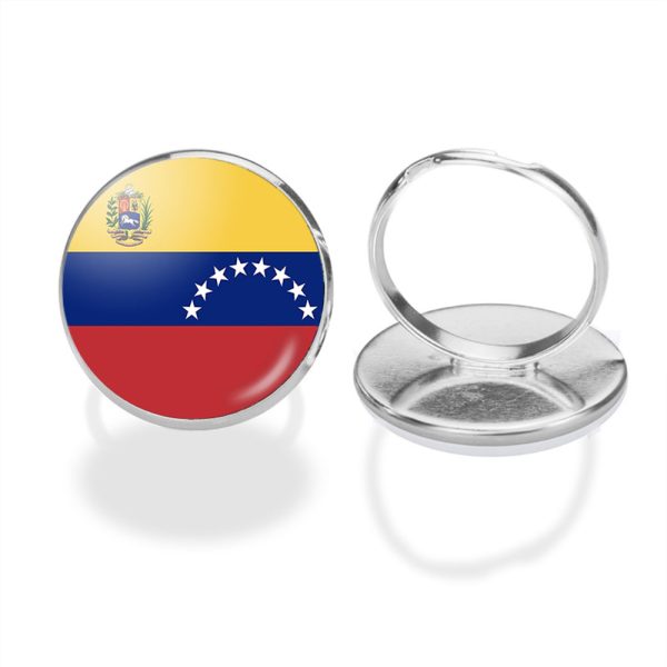 Venezuella Flag Designed Rings Hot on Sale