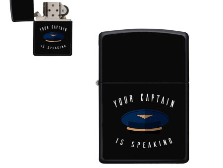 Your Captain Is Speaking Designed Metal Lighters Hot on Sale