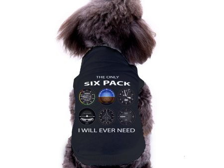 The Only Six Pack I Will Ever Need Designed Dog Pet Vests on Sale