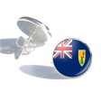 Turks and caicos Islands Flag Designed Stud Earrings For Sale