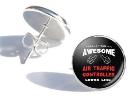 Air Traffic Controller Designed Stud Earrings Hot on Sale