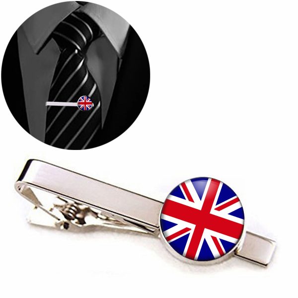 UK Flag Designed Tie Clips Online now