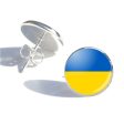 Ukraine Flag Designed Stud Earrings Cheap