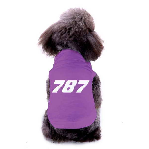 787 Flat Text Designed Dog Pet Vests on Sale