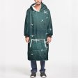 Travelling with Aircraft (Green) Designed Blanket Hoodies Discount