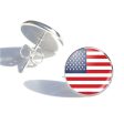 USA Flag Designed Stud Earrings Discount