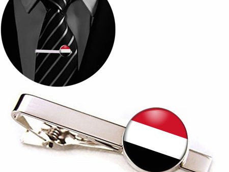 Yemen Flag Designed Tie Clips Supply