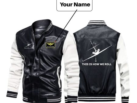 This is How We Roll Designed Stylish Leather Bomber Jackets Cheap