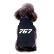 767 Flat Text Designed Dog Pet Vests Discount