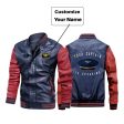 Your Captain Is Speaking Designed Stylish Leather Bomber Jackets Fashion