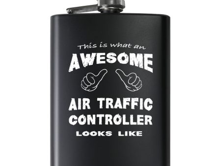 Air Traffic Controller Designed Stainless Steel Hip Flasks Online Sale