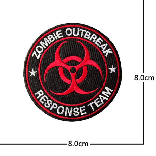 Zombie Outbreak Response Team Designed Embroidery Patch Online Sale