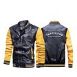 Travelling All Around The World Designed Stylish Leather Bomber Jackets Sale