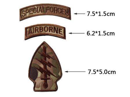 US Army Lightning Camo Designed Embroidery Patch Online Sale