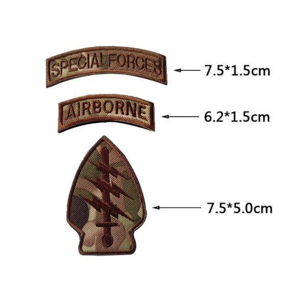 US Army Lightning Camo Designed Embroidery Patch Online Sale