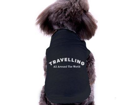 Travelling All Around The World Designed Dog Pet Vests Sale