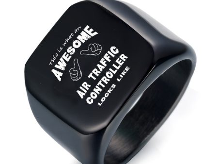 Air Traffic Controller Designed Men Rings For Cheap