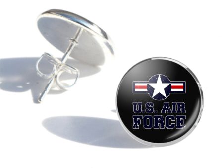 US Air Force Designed Stud Earrings on Sale