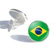 Brazil Flag Designed Stud Earrings For Cheap