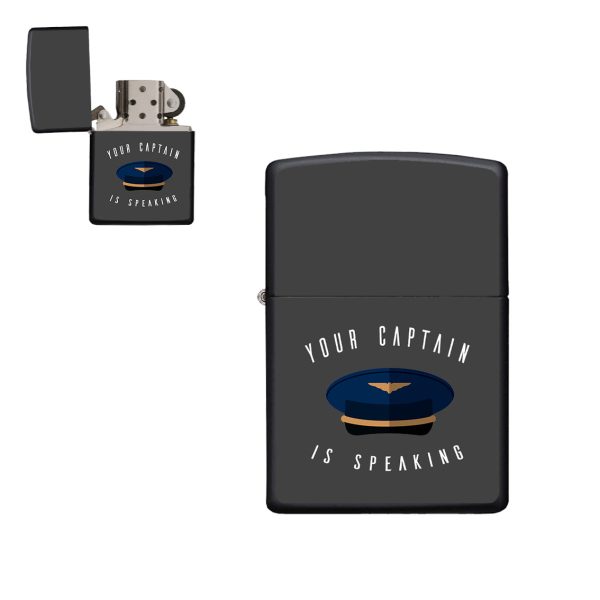 Your Captain Is Speaking Designed Metal Lighters Hot on Sale