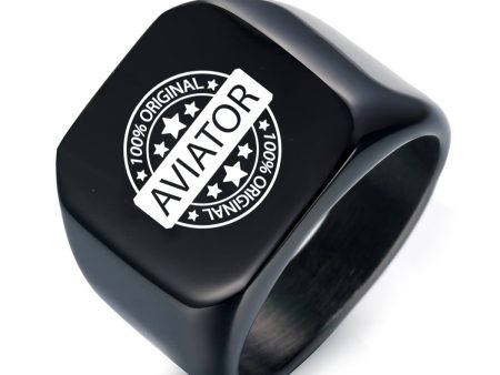 100 Original Aviator Designed Men Rings Hot on Sale