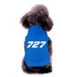 727 Flat Text Designed Dog Pet Vests Online Sale