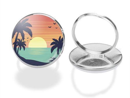 Tropical Summer Theme Designed Rings For Discount