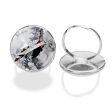 US AirForce Show Fighting Falcon F16 Designed Rings Cheap