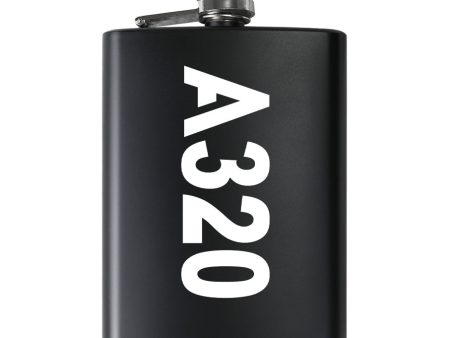 A320 Text Designed Stainless Steel Hip Flasks For Cheap