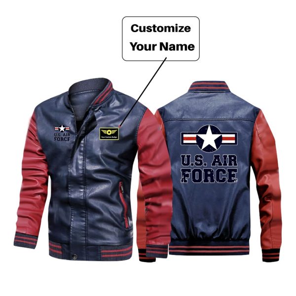 US Air Force Designed Stylish Leather Bomber Jackets on Sale