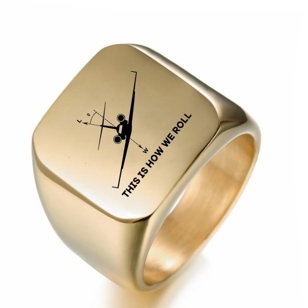 This is How We Roll Designed Men Rings Online Hot Sale