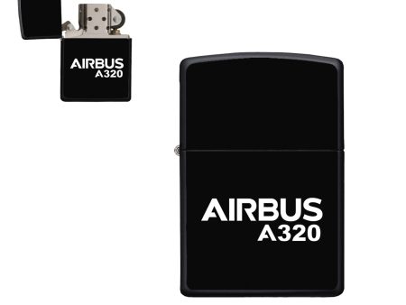 Airbus A320 & Text Designed Metal Lighters Fashion